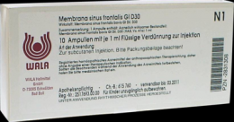 MEMBRANA sinus frontalis GL D 30 Ampullen 10X1 ml