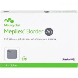 MEPILEX Border Ag Schaumverb.10x12,5 cm steril 5 St.