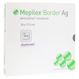 MEPILEX Border Ag Schaumverb.15x17,5 cm steril 5 St Verband