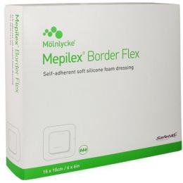 MEPILEX Border Flex Schaumverb.haft.15x15 cm 10 St.