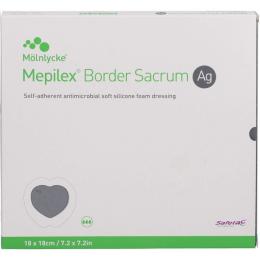 MEPILEX Border Sacrum Ag Schaumverb.18x18 cm ster. 5 St.