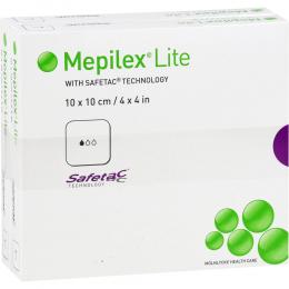 MEPILEX Lite Schaumverband 10x10 cm steril 10 St Verband