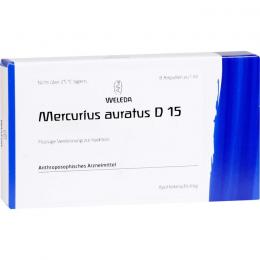 MERCURIUS AURATUS D 15 Ampullen 8 ml