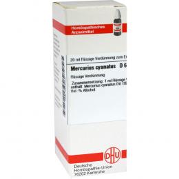 Ein aktuelles Angebot für MERCURIUS CYANATUS D 6 Dilution 20 ml Dilution  - jetzt kaufen, Marke DHU-Arzneimittel GmbH & Co. KG.