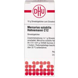 MERCURIUS SOLUBILIS Hahnemanni C 12 Globuli 10 g