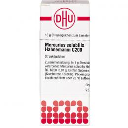MERCURIUS SOLUBILIS Hahnemanni C 200 Globuli 10 g