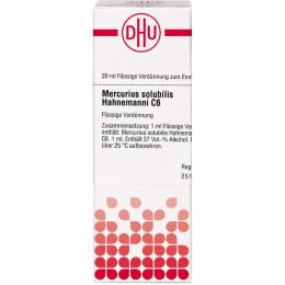 MERCURIUS SOLUBILIS Hahnemanni C 6 Dilution 20 ml