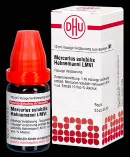 MERCURIUS SOLUBILIS Hahnemanni LM VI Dilution 10 ml