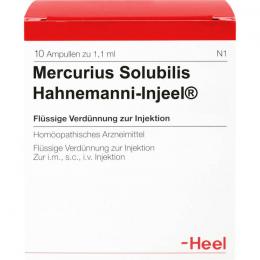 MERCURIUS SOLUBILIS INJEEL Hahnemanni Ampullen 10 St.