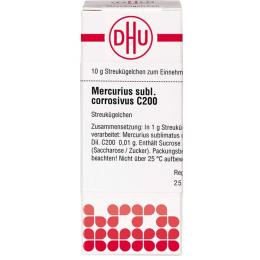 MERCURIUS SUBLIMATUS corrosivus C 200 Globuli 10 g