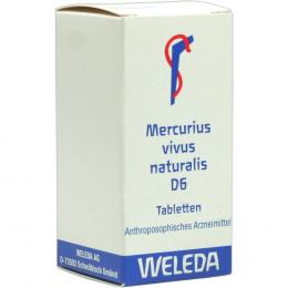 MERCURIUS VIVUS NATURALIS D 6 Tabletten 80 St Tabletten