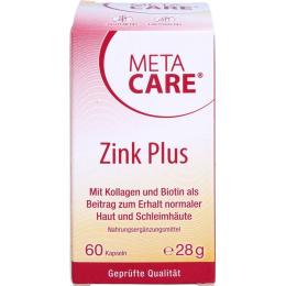 META-CARE Zink+ Kapseln 60 St. (24 g)