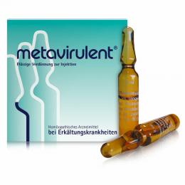 Ein aktuelles Angebot für Metavirulent Injektionslösung 5 X 2 ml Injektionslösung Grippemittel - jetzt kaufen, Marke Meta Fackler Arzneimitel GmbH.