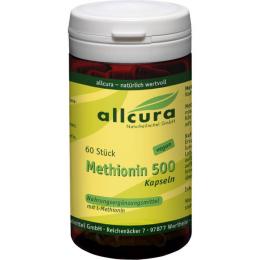METHIONIN 500 mg Kapseln 60 St. (37,2 g)