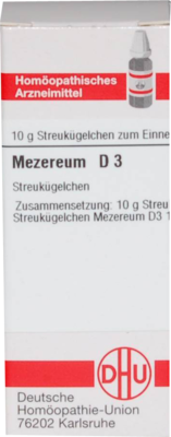 MEZEREUM D 3 Globuli 10 g