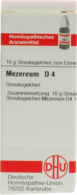 MEZEREUM D 4 Globuli 10 g