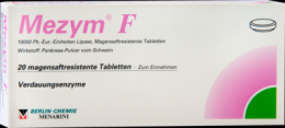 MEZYM F magensaftresistente Tabletten 20 St