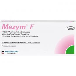 MEZYM F magensaftresistente Tabletten 20 St.