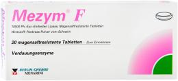Mezym F Magensaftresistente Tabletten 20 St Tabletten magensaftresistent