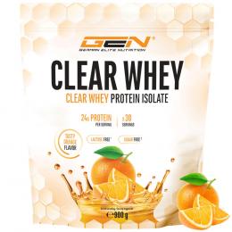 MHD 08/25 Clear Whey Protein - Tasty Orange, 900 g