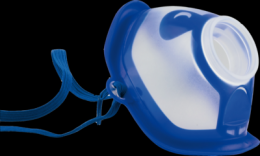MICRODROP RF7 Maske Kind blau transparent 1 St