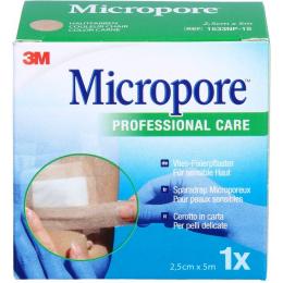 MICROPORE Vliespfl.2,5cmx5m haut 1533NP-1S 1 St.