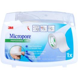 MICROPORE Vliespfl.2,5cmx5m m.Abroller 1530NP-1SD 1 St.