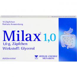 MILAX 1,0 Suppositorien 10 St.