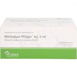 MILCHSÄURE Pflüger Injektionslösung 5 ml 50 St.
