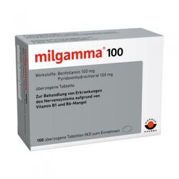 MILGAMMA 100 mg berzogene Tabletten 100 St