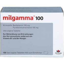 MILGAMMA 100 mg überzogene Tabletten 100 St.