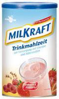 MILKRAFT Trinkmahlzeit Erdbeere-Himbeere Pulver 480 g