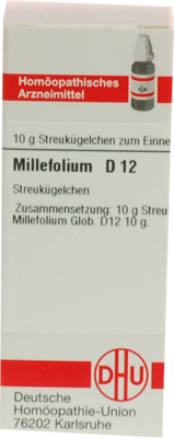 MILLEFOLIUM D 12 Globuli 10 g