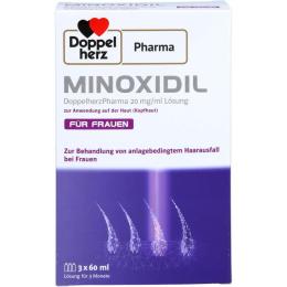 MINOXIDIL DoppelherzPhar.20mg/ml Lsg.Anw.Haut Frau 180 ml