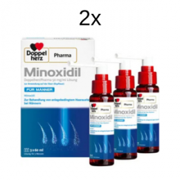 MINOXIDIL DoppelherzPhar.50mg/ml Lsg. Mann 2 x 180 ml