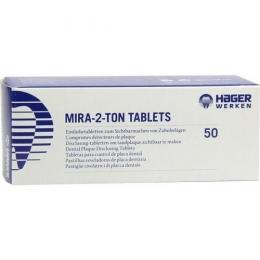 MIRA 2 Ton Plaque Einfärbe Tabletten 50 St.