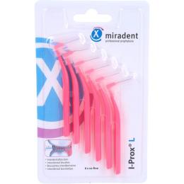 MIRADENT Interdentalbürste I-Prox L 0,4 mm pink 6 St.