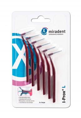 Ein aktuelles Angebot für MIRADENT Interdentalbürste I-Prox L 0,8 mm bordea. 6 St ohne Zähne, Mund & Rachen - jetzt kaufen, Marke Hager Pharma GmbH.