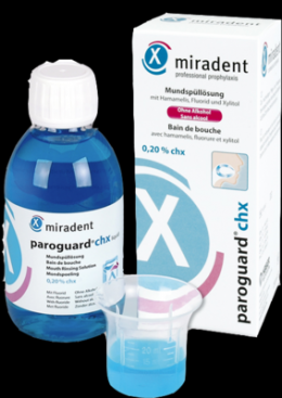 MIRADENT Mundspllsung paroguard CHX 0,20% 200 ml