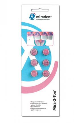 Miradent Plaquetest Tabletten Mira-2-Ton 6 St Tabletten