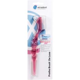 MIRADENT Prothesenbürste Protho Brush pink trans. 1 St.