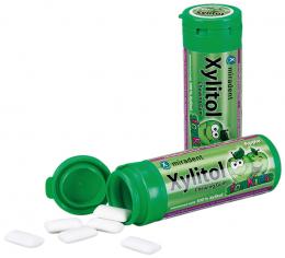 miradent Xylitol Chewing Gum Apfel für Kinder 30 g Kaugummi