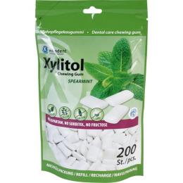 MIRADENT Xylitol Chewing Gum Spearmint Ref. 200 St. (200 g)