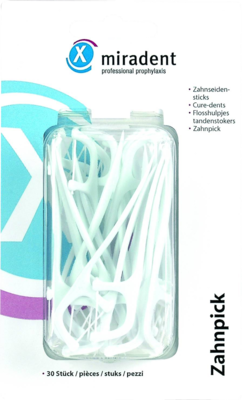 MIRADENT Zahnpick Zahnseidensticks 30 St