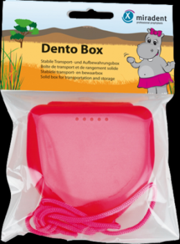 MIRADENT Zahnspangenbox Dento Box I pink 1 St