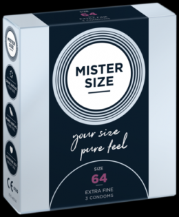 MISTER Size 64 Kondome 3 St