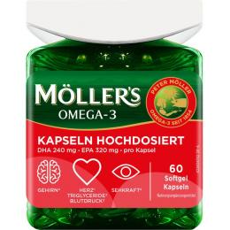 MÖLLER'S Omega-3 Kapseln hochdosiert 60 St. (85,8 g)