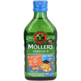 MÖLLER'S Omega-3 Kids Fruchtgeschmack Öl 250 ml
