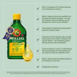 MÖLLER'S Omega-3 Zitrone Öl 500 ml