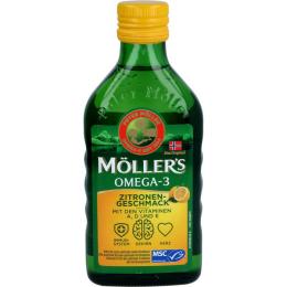 MÖLLER'S Omega-3 Zitronengeschmack Öl 250 ml